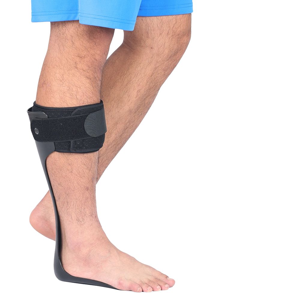 Premium AFO Drop Foot Brace Orthosis - Lightweight Ankle Support Stabilizer for Men and Women, Comfort Fit for Foot Drop, 