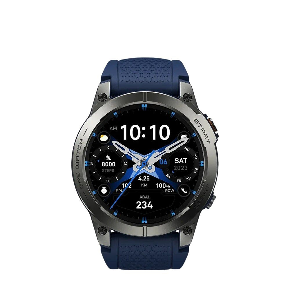 Premium GPS Sports Smartwatch for Men - 1.43” AMOLED, Built-in GPS, 100+ Sports Modes, Health Tracking, 18-Day Battery, 