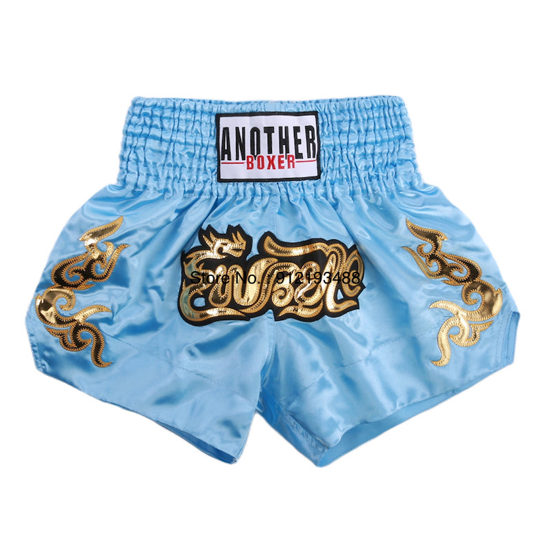 Premium Muay Thai Shorts 2024 – Unisex Boxing & Kickboxing Training Pants with Embroidery, Wide-Leg Design for Men,  