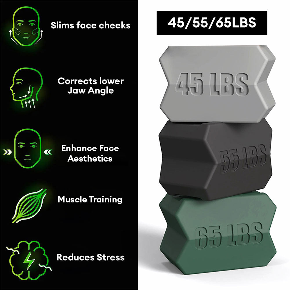 Premium Jawline Exerciser – Silicone Masseter Muscle Trainer for Facial Toner & Chin Lifting – Cheek & Jawline Fitness