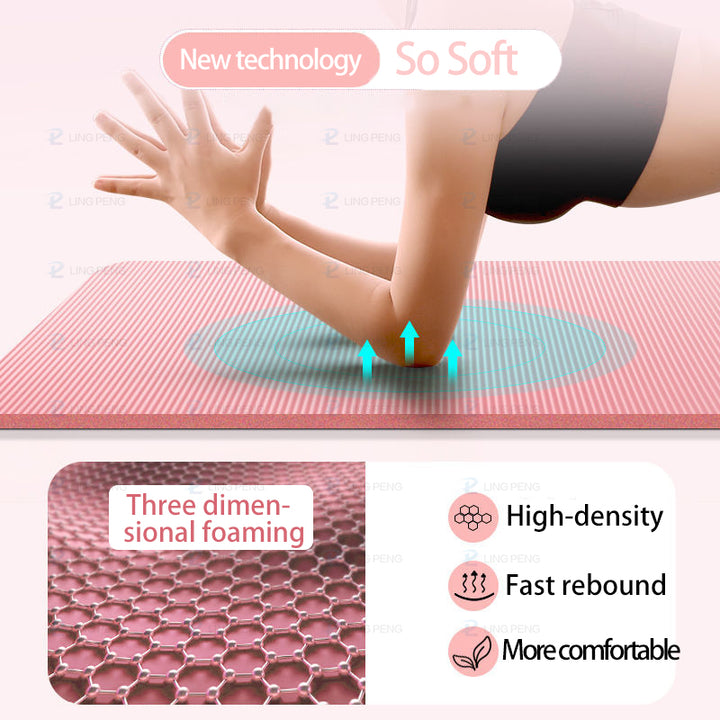 Premium Super Long Yoga Mat – 2M Extra Large High-Density Exercise Mat for Pilates & Fitness – Waterproof, Anti-Skid