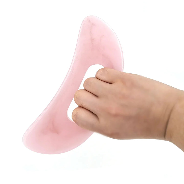 Premium Gua Sha Board - Natural Wood Massage Tool for Facial and Body Scraping Therapy, 18x8cm, Available in Yellow, Pink,