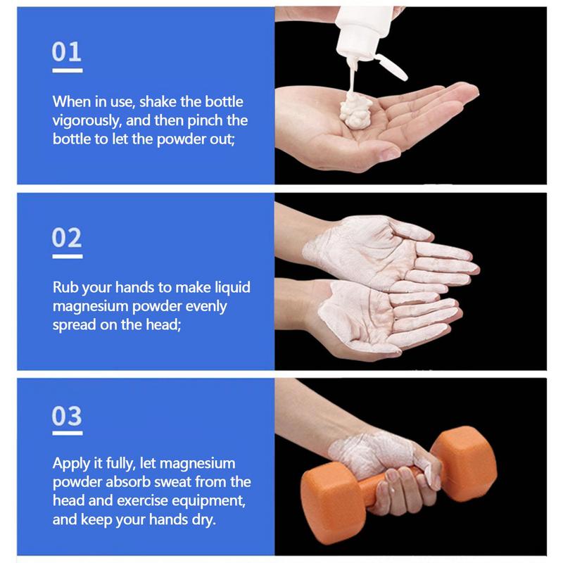 Premium Anti-Slip Liquid Chalk for Fitness, Rock Climbing & Sports - Sweat-Absorbent Magnesium Powder for Enhanced Grip, 