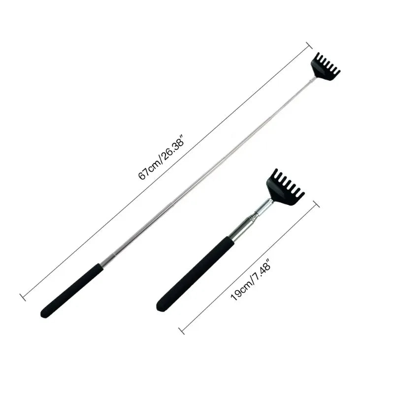 Premium Back Extendable Scratcher - Telescopic Body Massage Claw for Muscle Relaxation, Anti-Itch Relief, and Retractable 