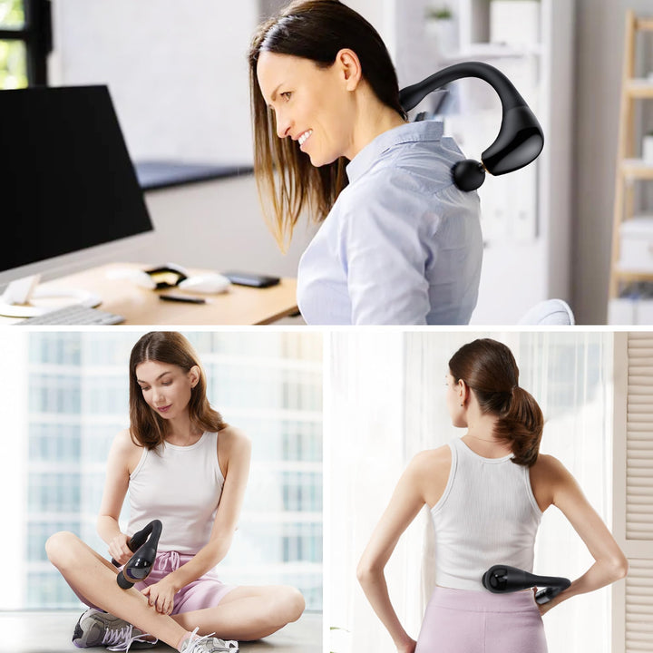 Premium Percussion Massage Hammer – Powerful Muscle Relief Gun for Neck, Back, Shoulder, and Leg Pain – Deep Tissue Massager