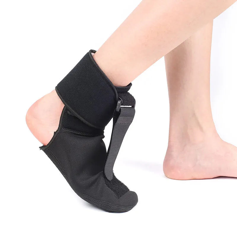 Premium Ankle Support Brace for Foot Drop Rehabilitation, Protective Splint with Adjustable Fixation Strips, Ideal for 
