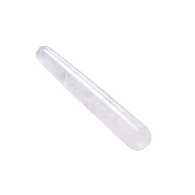 Premium Natural Quartz Yoni Wand Crystal Massage Stick for Acupuncture, Face Scraping, and Beauty Care – Made from Rose Quartz