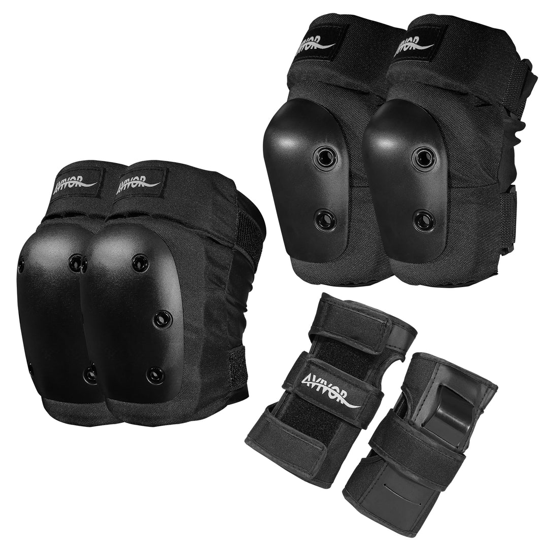 Premium Protective Gear Set for Kids & Adults – Elbow, Knee, Wrist Pads for Skateboarding, Roller Skating, BMX, Cycling, & 