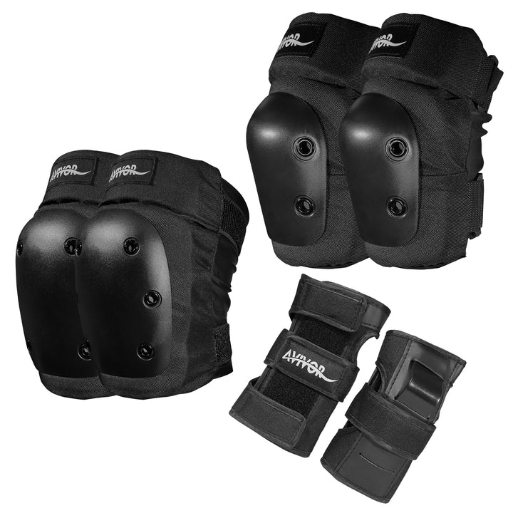 Premium Protective Gear Set for Kids & Adults – Elbow, Knee, Wrist Pads for Skateboarding, Roller Skating, BMX, Cycling, & 