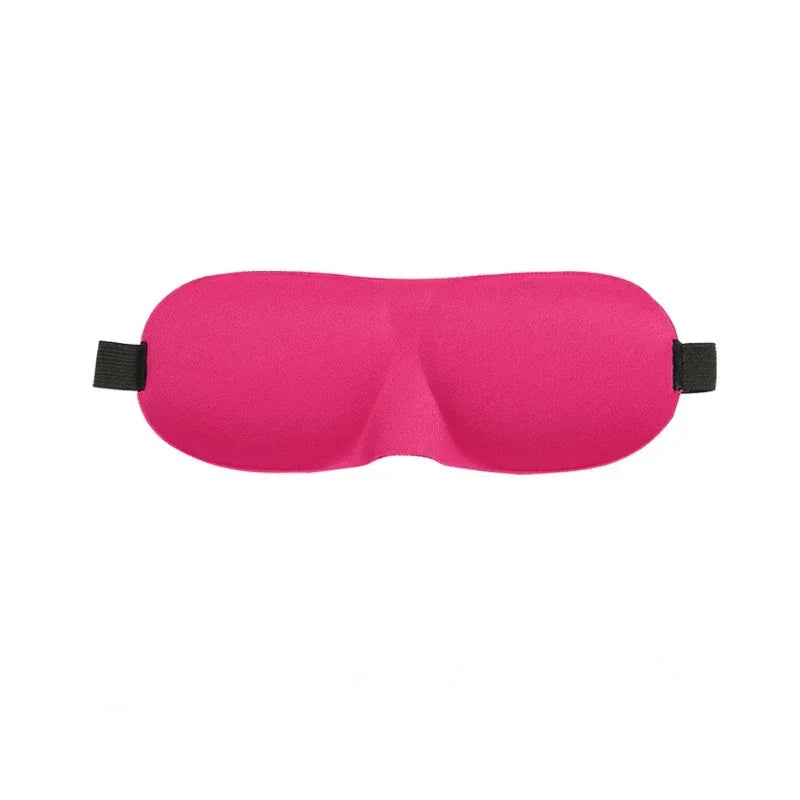 Premium 3D Sleeping Eye Mask for Travel, Padded Soft Blindfold Cover, Eye Relaxation Patch, Comfortable Sleep Aid, Adjustable