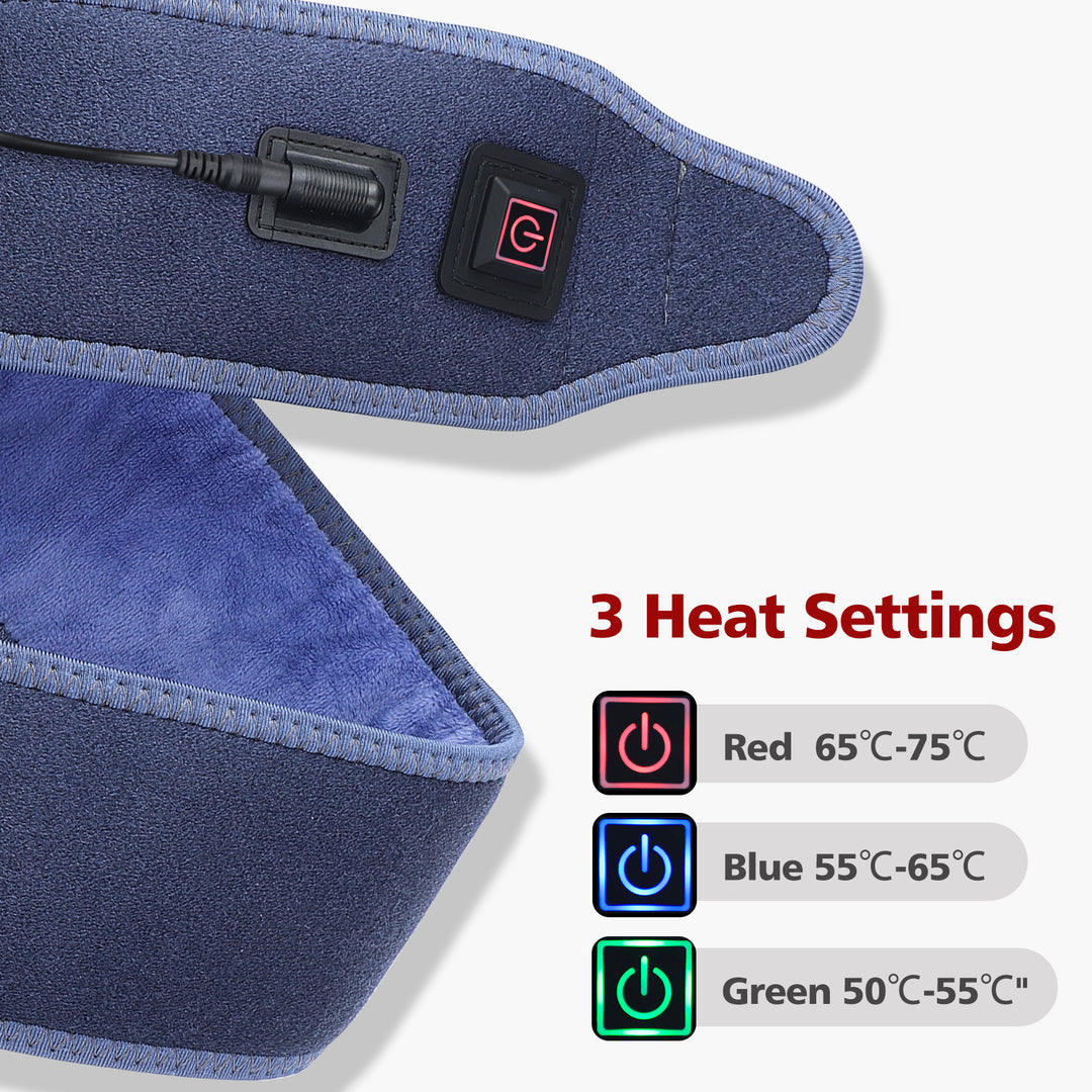 Premium Heating Pad Wrap for Joint Pain Relief - Versatile Arm, Elbow, Wrist, Foot, Leg, and Knee Massager with 3-Level Heat 