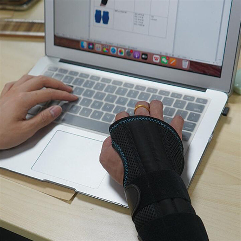 Premium Wrist Brace for Carpal Tunnel Relief – Adjustable Hand Support Splint with 3 Stabilizing Stays, Ideal Night Support, 