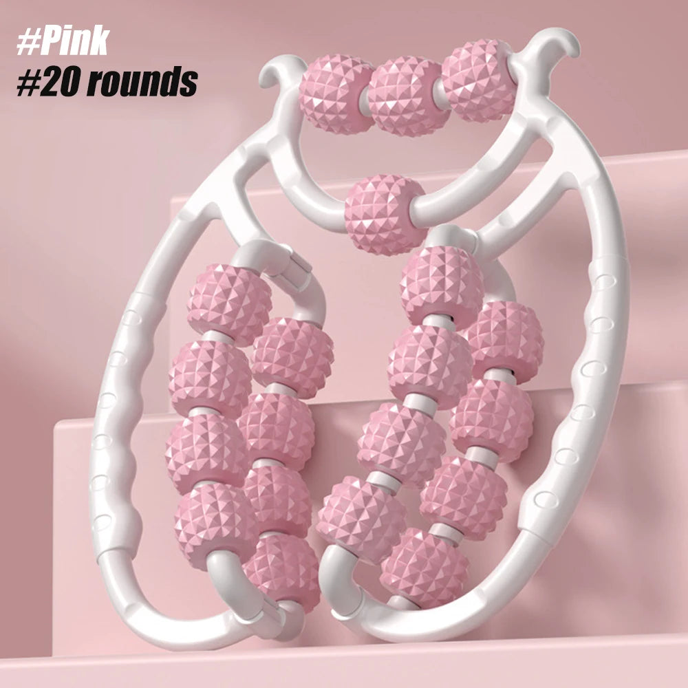 Premium Cellulite Massager Roller - Deep Tissue Foam Roller for Legs, Arms, Neck, Thighs, and Calves - Pain Relief &