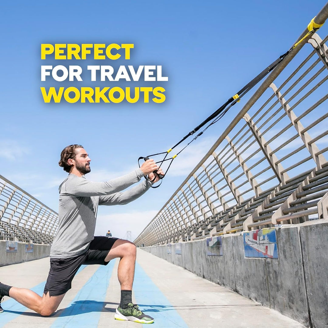 Premium Suspension Training Bands – Adjustable Full Body Resistance Bands for Strength Training, Yoga, and Core Workouts, 
