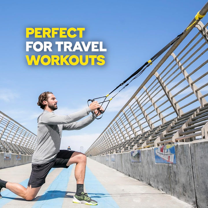 Premium Suspension Training Bands – Adjustable Full Body Resistance Bands for Strength Training, Yoga, and Core Workouts, 