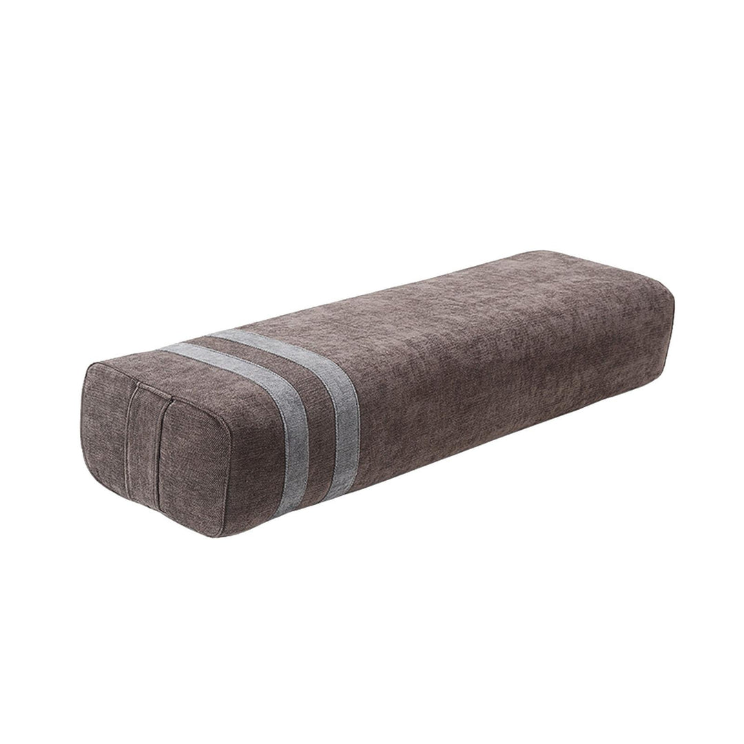 Premium Yoga Bolster Pillow for Restorative Practice – Thick, Ergonomic Design for Comfort & Stability – Suede Fabric with