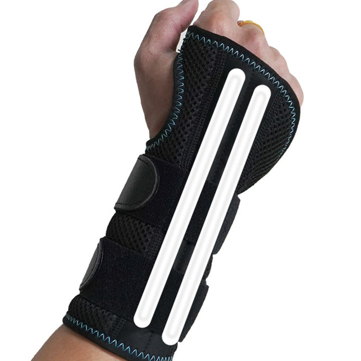 Premium Wrist Brace for Carpal Tunnel Relief – Adjustable Hand Support Splint with 3 Stabilizing Stays, Ideal Night Support, 