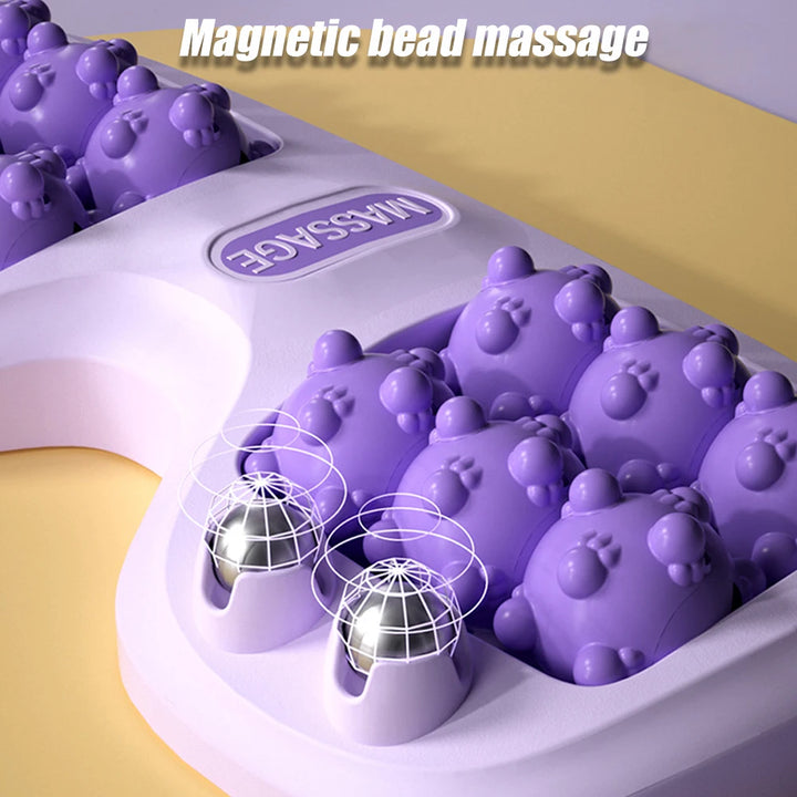 Premium Dual Foot Massager Roller for Plantar Fasciitis Relief, Deep Heel & Arch Pain, Stress Relief & Relaxation, Portable 
