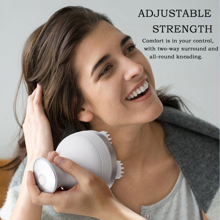 Premium Electric Cordless Scalp Massager for Hair Growth, Deep Clean, and Stress Relief – Rechargeable, Waterproof, 4 Modes,