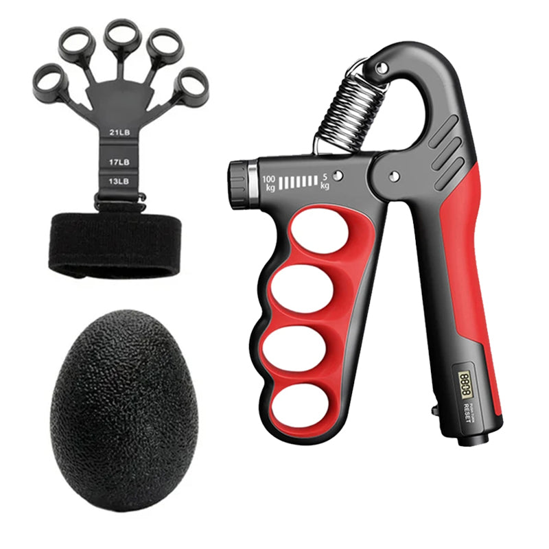 Premium Adjustable 5-100KG Grip Strength Trainer with Counter – Hand Gripper for Muscle Building, Wrist Expander & Fitness