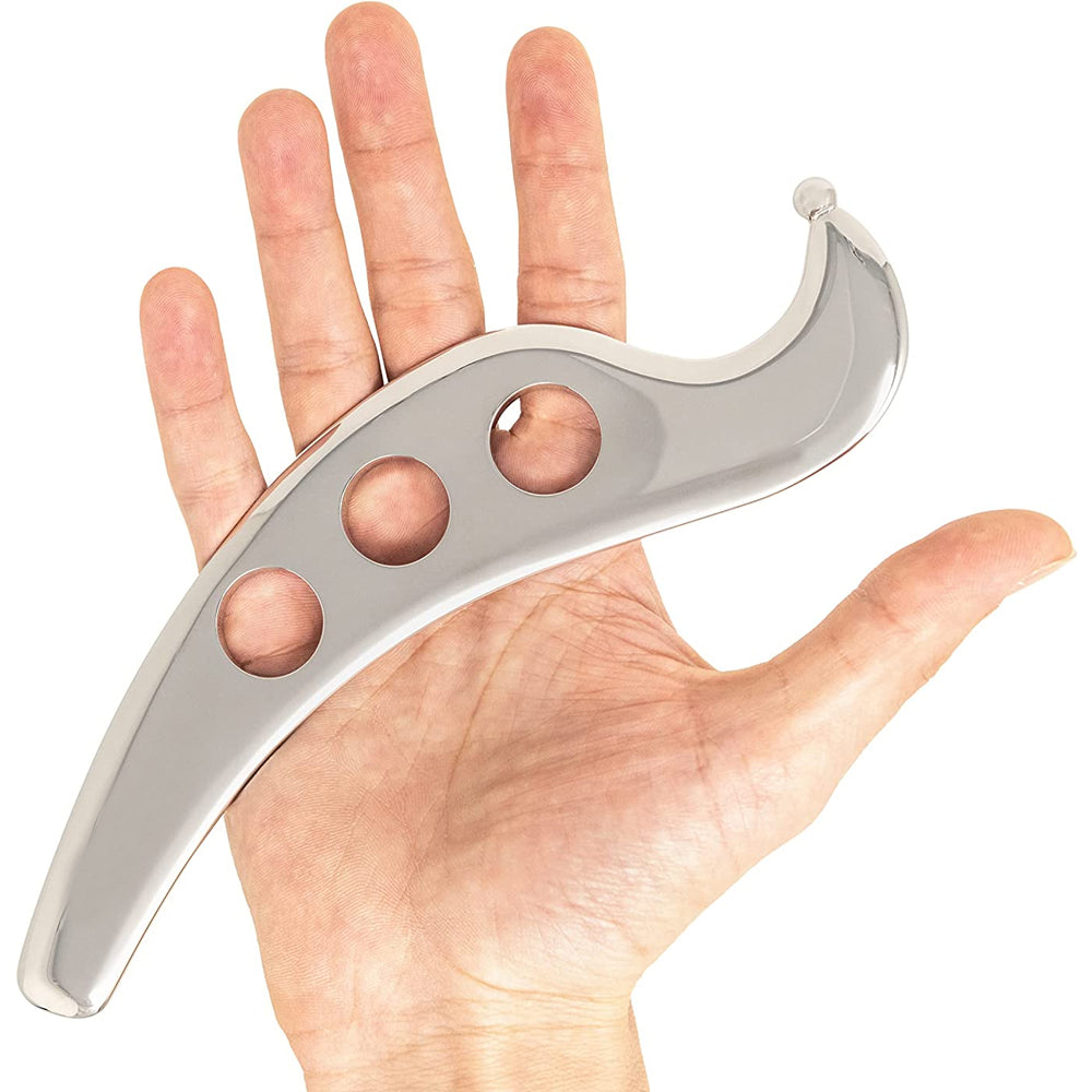 Premium Stainless Steel Gua Sha Tool for Deep Tissue Scraping, Myofascial Release & Muscle Pain Relief – Ideal for Physical