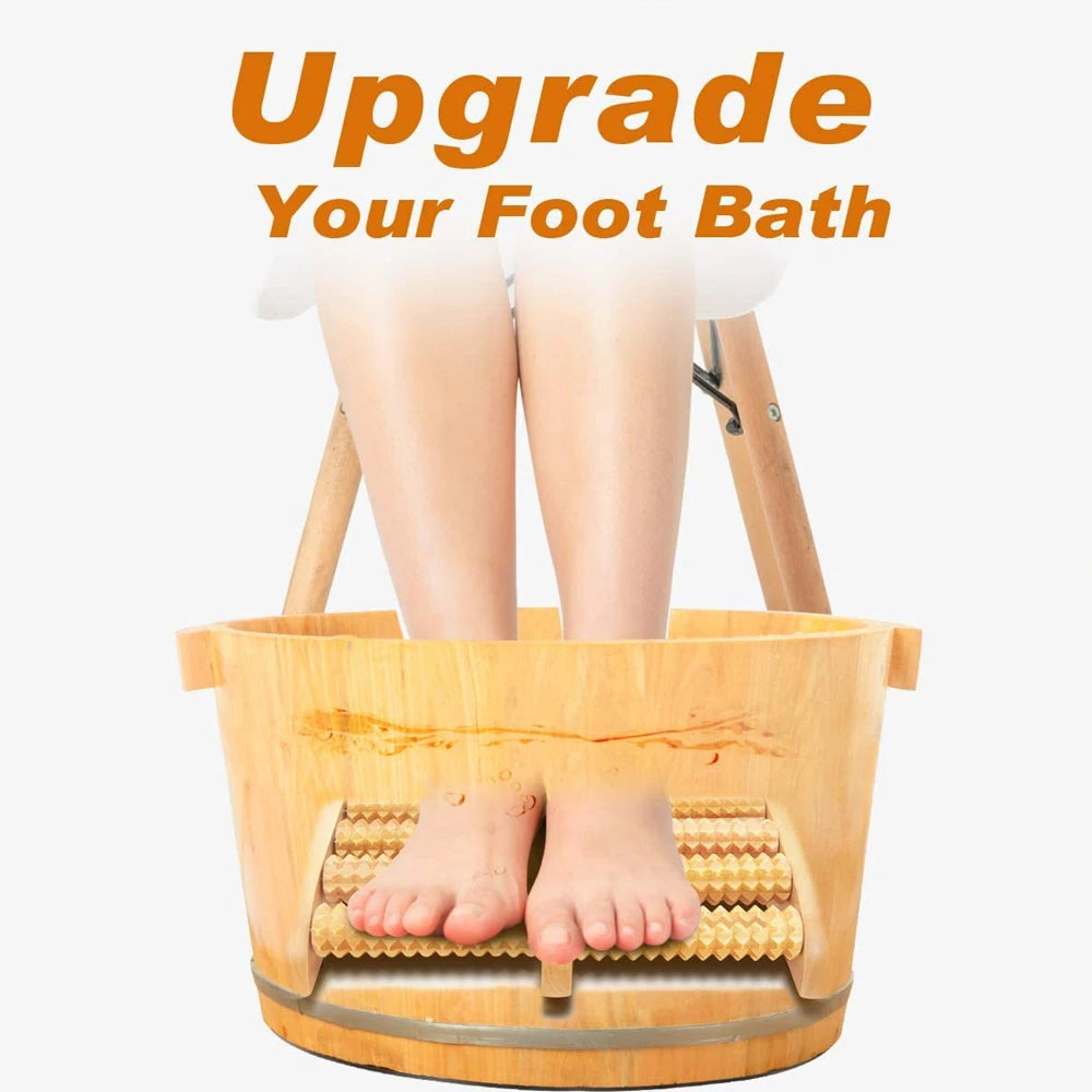 Premium Dual Foot Massager Roller for Plantar Fasciitis Relief, Deep Heel & Arch Pain, Stress Relief & Relaxation, Portable 