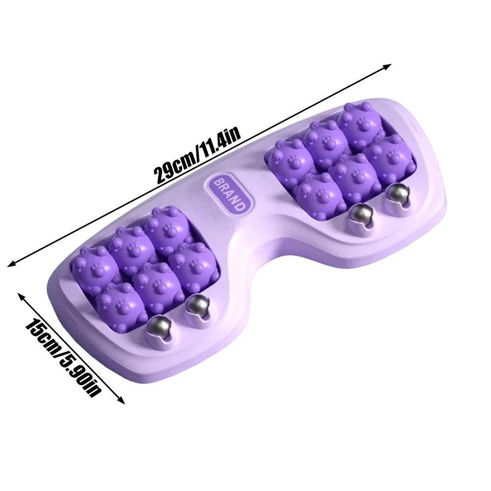 Premium Dual Foot Massager Roller for Plantar Fasciitis Relief, Deep Heel & Arch Pain, Stress Relief & Relaxation, Portable 