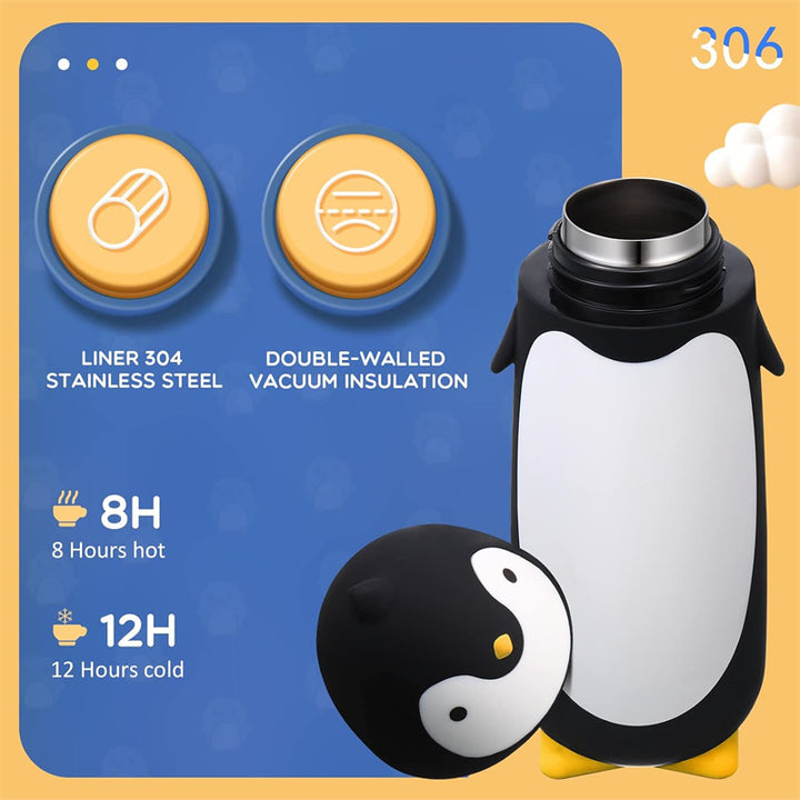 Premium Insulated Thermos Bottle – Large Capacity Stainless Steel Thermal Mug – Hot & Cold Drinks Vacuum Flask with Tumbler