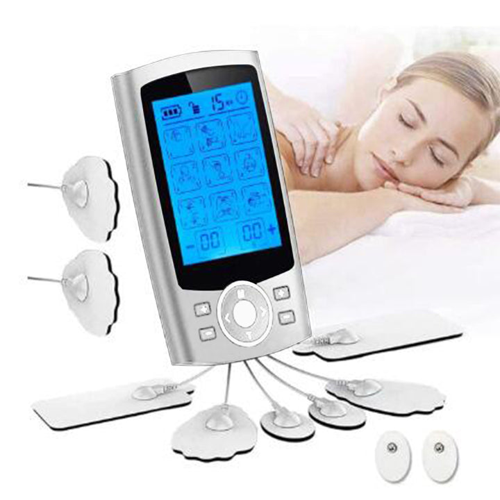 Premium Adjustable Electric Muscle Massager - Slimming Machine with 24 Modes, Rechargeable Design, and Intensity Control for 