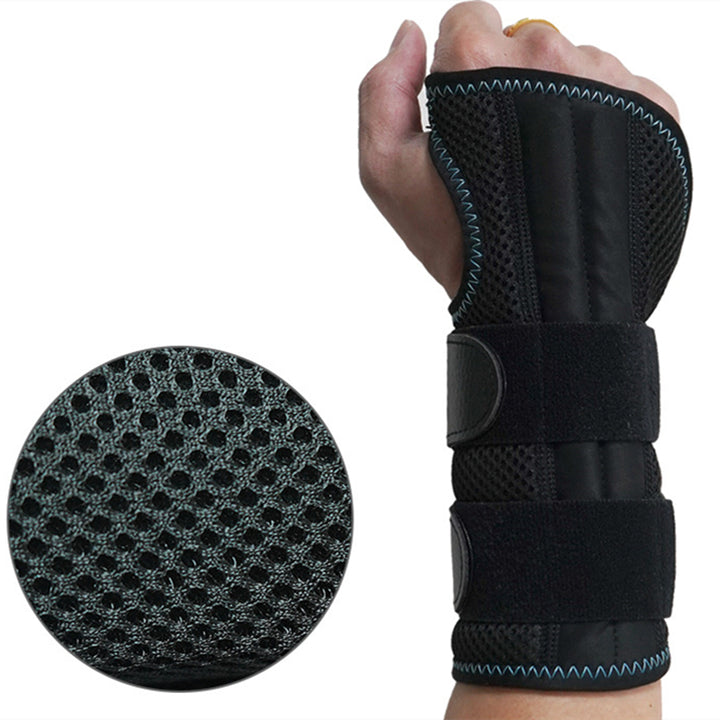 Premium Wrist Brace for Carpal Tunnel Relief – Adjustable Hand Support Splint with 3 Stabilizing Stays, Ideal Night Support, 