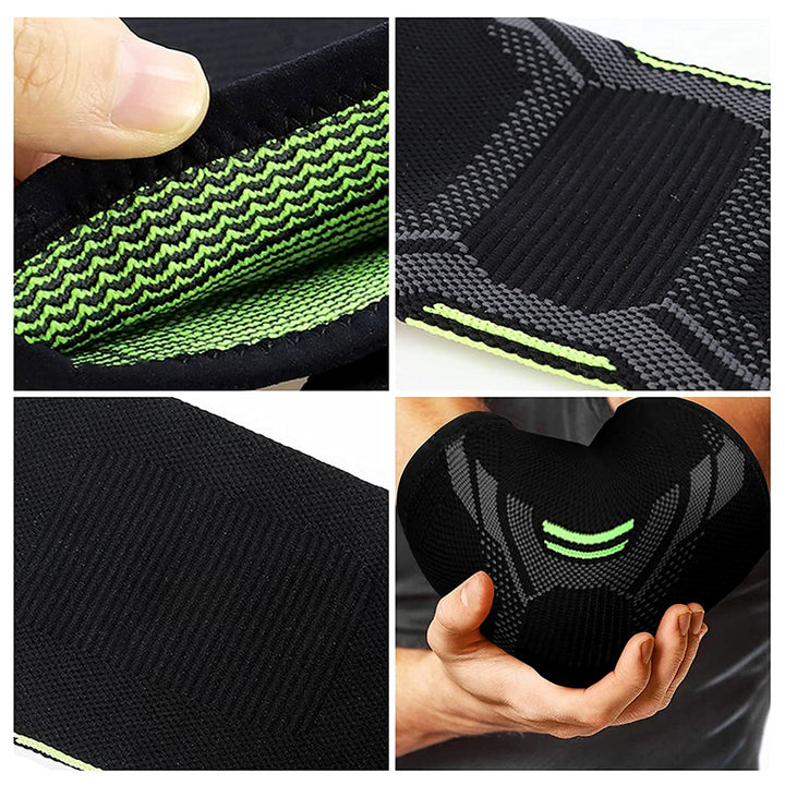 Premium Elbow Support Brace for Sports, Tennis, Golf & Basketball - Elastic Compression Sleeve, Anti-Slip Design for Elbow 