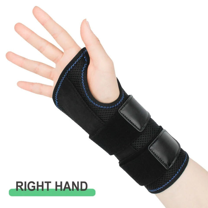 Premium Wrist Brace for Carpal Tunnel Relief – Adjustable Hand Support Splint with 3 Stabilizing Stays, Ideal Night Support, 