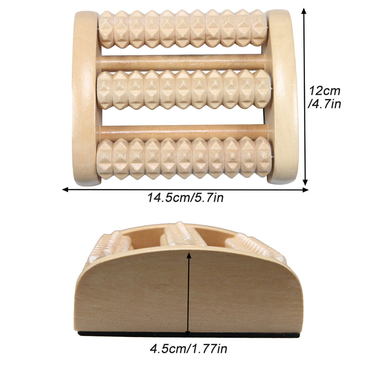 Premium Dual Foot Massager Roller for Plantar Fasciitis Relief, Deep Heel & Arch Pain, Stress Relief & Relaxation, Portable 