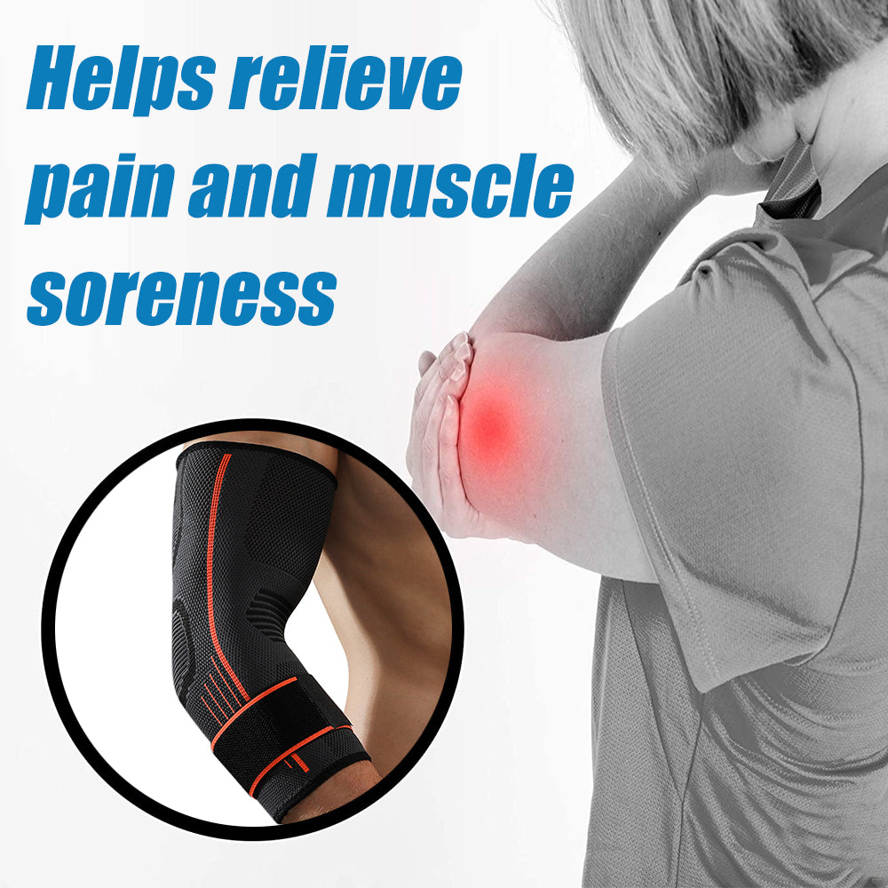 Premium Elbow Brace Compression Sleeve for Tendonitis & Tennis Elbow Relief, Joint Pain Support Protector, Fitness Bandage