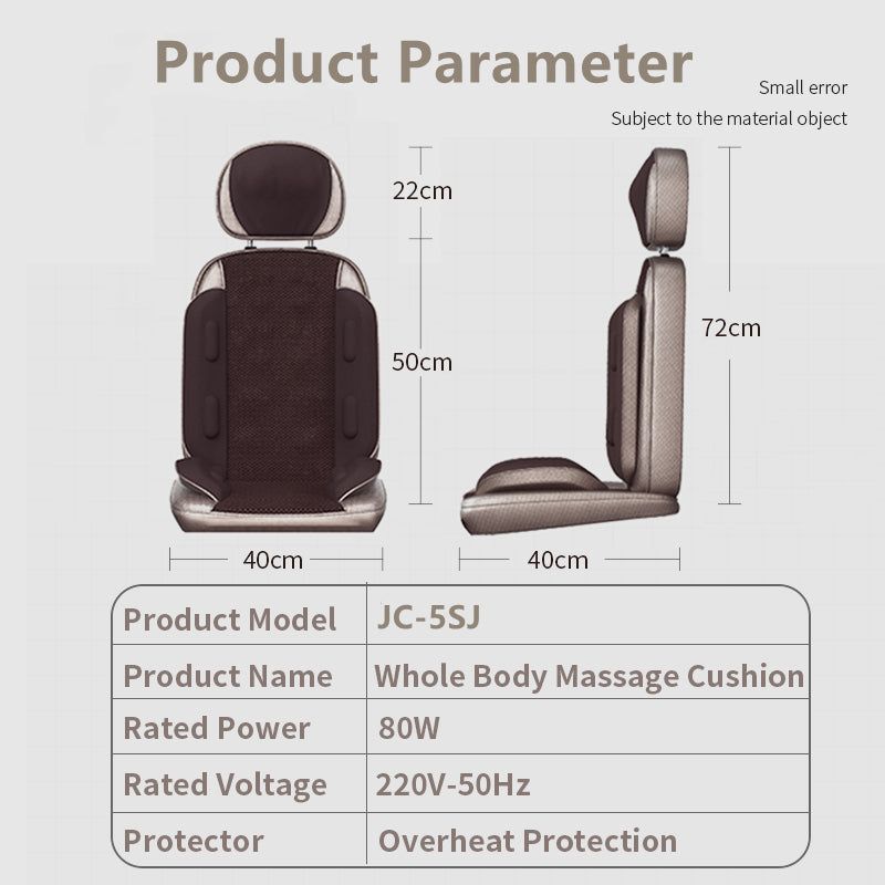 Premium Electric Full Body Massage Chair with Infrared Heating, Deep Kneading, Vibration, and Shiatsu for Neck, Back, Waist,