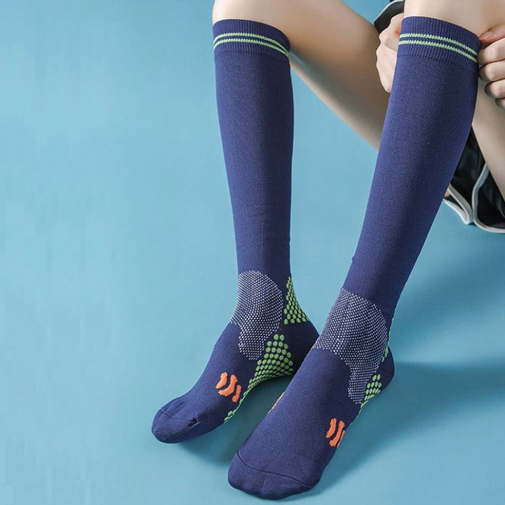 Premium Compression Socks for Men & Women – 20-30 mmHg Support for Varicose Veins, Running, Cycling, Football, Soccer – 