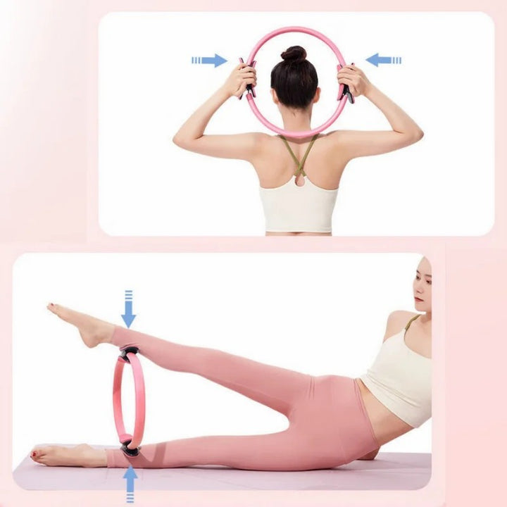 Premium Pilates Fitness Ring – Home Gym Equipment for Strength & Toning – Ideal for Resistance Training, Body Sculpting, and