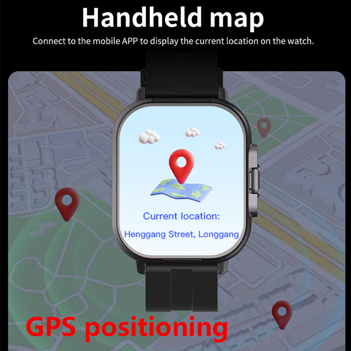 High Quality GPS Smartwatch with 2-in-1 TWS Earbuds – Bluetooth Call, Heart Rate, Blood Pressure & Health Monitoring, 