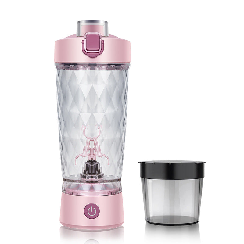 Premium 650ML Electric Protein Shaker Bottle – Automatic Mixing Cup with 7500RPM Motor – USB Rechargeable Blender for Smooth 