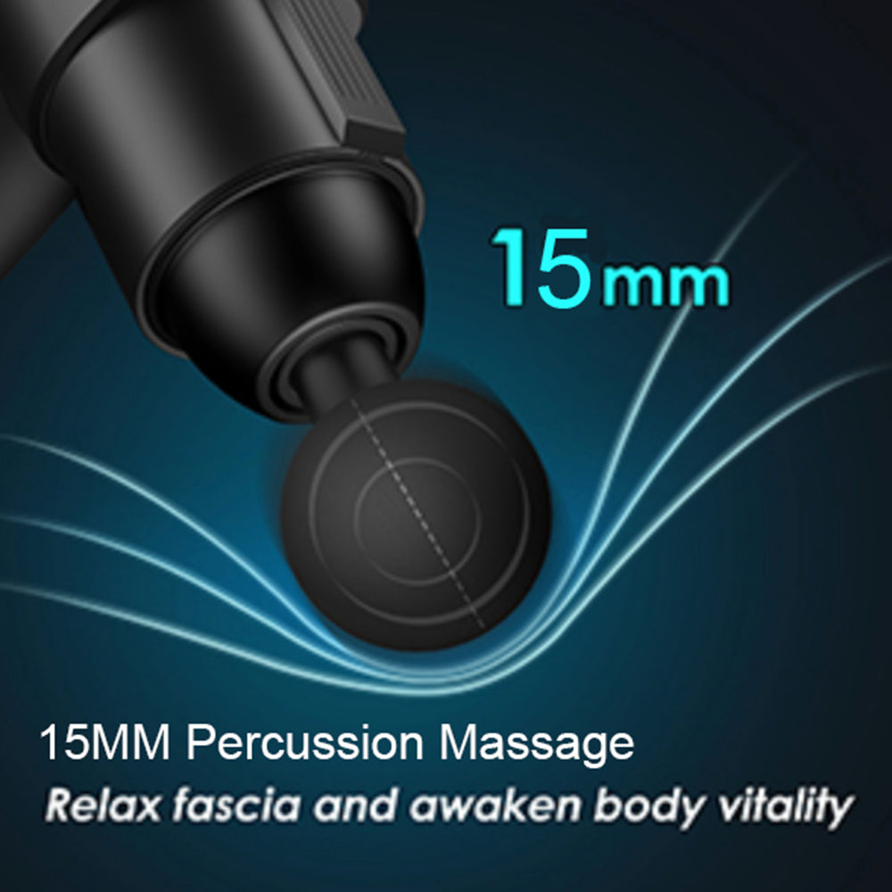 Premium 30-Level Massage Gun – Deep Tissue Muscle Relaxation for Body and Neck, Electric Fitness Equipment with Noise 