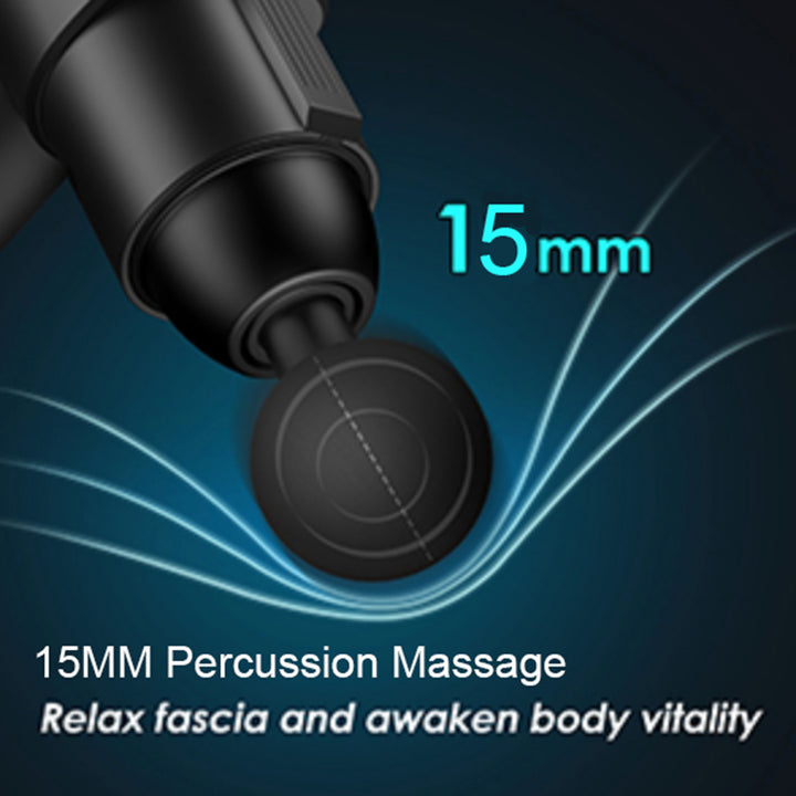 Premium 30-Level Massage Gun – Deep Tissue Muscle Relaxation for Body and Neck, Electric Fitness Equipment with Noise 