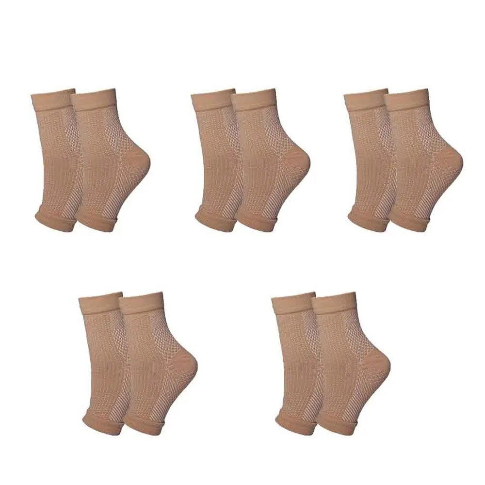 Premium Ankle Support Compression Sleeves – Breathable Sports Brace for Men & Women, Running & Outdoor Protection, 1/3/5 Pairs, Adjustable Fit, Comfortable Support