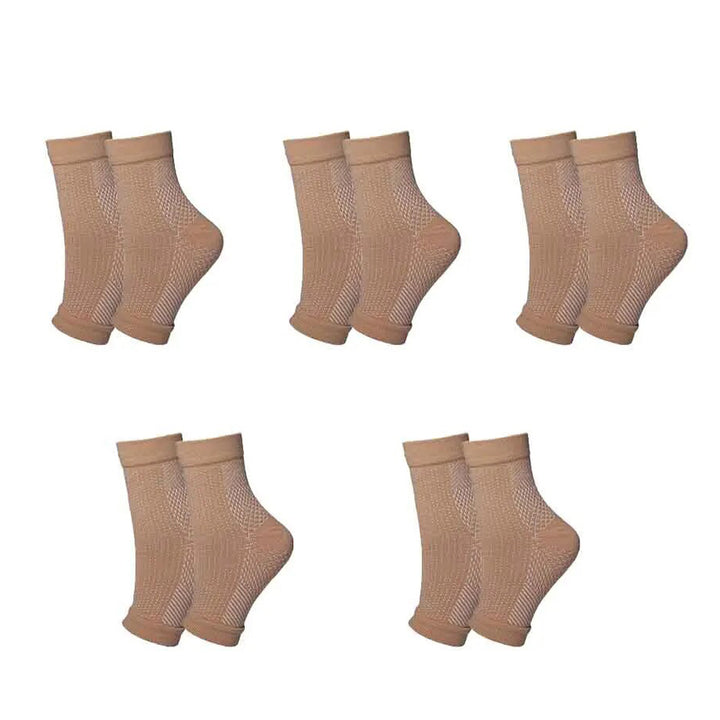 Premium Ankle Support Compression Sleeves – Breathable Sports Brace for Men & Women, Running & Outdoor Protection, 1/3/5 Pairs, Adjustable Fit, Comfortable Support