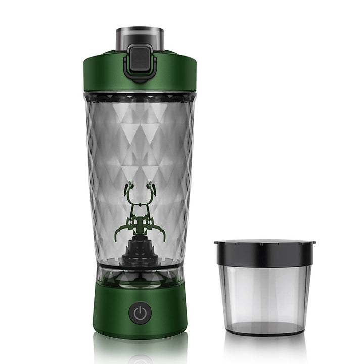 Premium 650ML Electric Protein Shaker Bottle – Automatic Mixing Cup with 7500RPM Motor – USB Rechargeable Blender for Smooth 