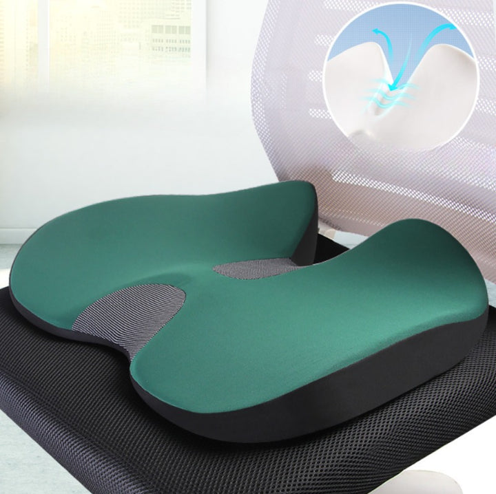 Premium Non-Slip Orthopedic Memory Foam Cushion – Tailbone and Sciatica Pain Relief Seat Cushion for Prostate Comfort