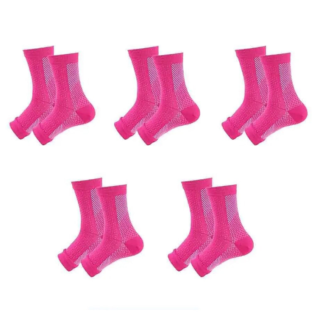 Premium Ankle Support Compression Sleeves – Breathable Sports Brace for Men & Women, Running & Outdoor Protection, 1/3/5 Pairs, Adjustable Fit, Comfortable Support