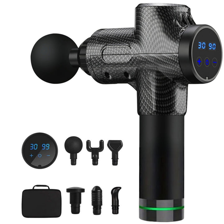 Premium 30-Level Massage Gun – Deep Tissue Muscle Relaxation for Body and Neck, Electric Fitness Equipment with Noise 