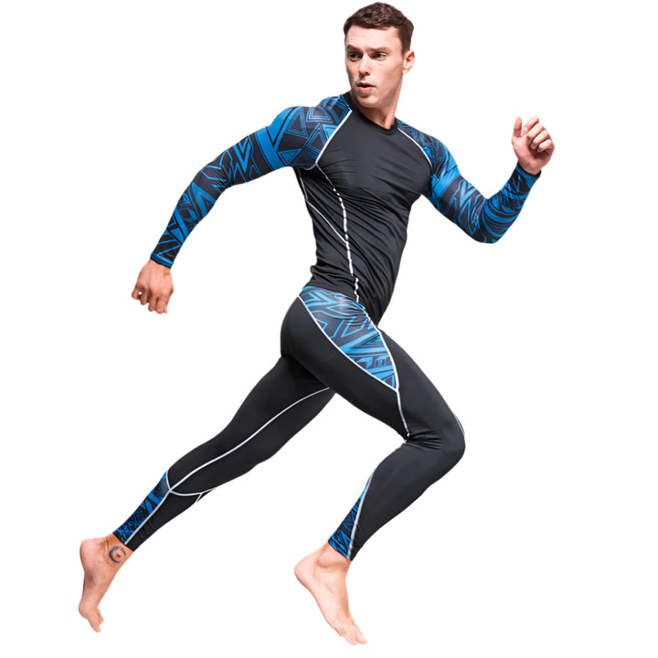 Premium Men’s Compression Sports Suit – Quick-Dry MMA Fitness Training Set, Jogging & Running Rashguard Sportswear