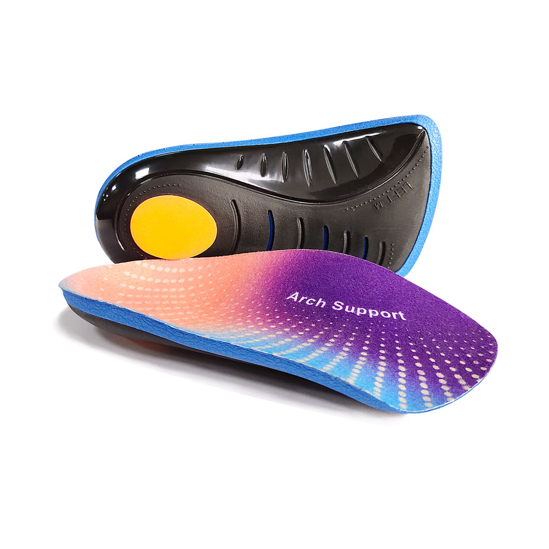 Premium Arch Support Insoles for Flat Foot, Orthopedic Shoe Inserts for Men & Women, Valgus Varus XO-type Leg Corrector, 