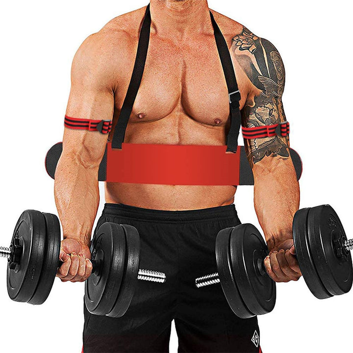 Premium Weight Lifting Arm Blaster – Biceps & Triceps Muscle Training, Adjustable Aluminum Curling Support for Bodybuilding, 